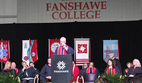 Honorary Fanshawe College Diploma Bestowed To Hank Vanderlaan